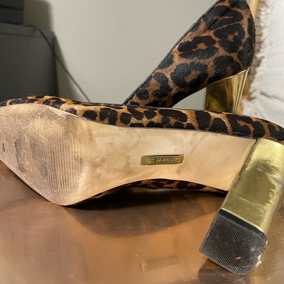 Louise Et Cie Pony Hair Block Heels Pump - Picture 5 of 5